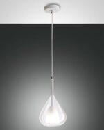 Κρεμαστό Φωτιστικό   Fabas Luce Lila E27 Διάφανο     – 3481-40-241