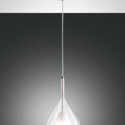 Κρεμαστό Φωτιστικό   Fabas Luce Lila E27 Διάφανο     – 3481-40-241