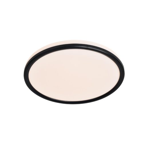 Nordlux Liva Smart  Color Φωτιστικό Οροφής  Μαύρο IP54 LED 21W 2700K Dimmable –  2110826103