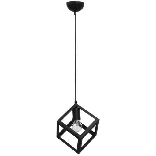 Κρεμαστό  φωτιστικό KYVOS 1/L  Μαύρο  Heronia – 34-0053