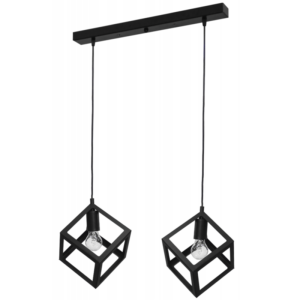 Κρεμαστό  φωτιστικό KYVOS 2/L Ράγα  Μαύρο  Heronia – 34-0054