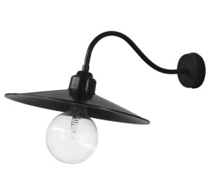 Φωτιστικό επιτοίχιο  AS-180AP 1L   Μαύρο  Heronia – 31-0978