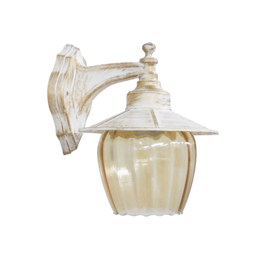 Φωτιστικό τοίχου / απλίκα ΑΡ-98ΑΝ Λευκό-Μπρονζέ  Heronia – 07-1330