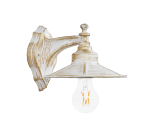 Φωτιστικό τοίχου / απλίκα LP-150ΑΝ Λευκό-Μπρονζέ  Heronia – 07-1329