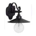 Απλίκα επιτοίχια LP-150AK-M  Μαύρο  Heronia – 07-1210