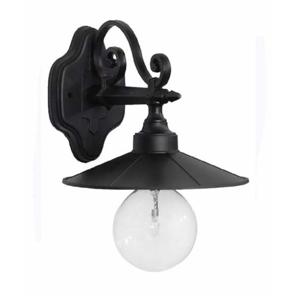 Απλίκα επιτοίχια LP-150AK-M  Μαύρο  Heronia – 07-1210