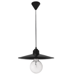 Κρεμαστό  φωτιστικό LP-180K 1L  Μαύρο  Heronia – 11-0160