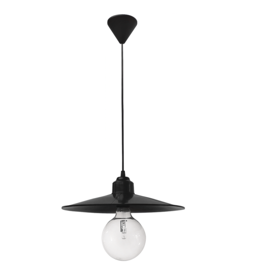 Κρεμαστό  φωτιστικό LP-180K 1L  Μαύρο  Heronia – 11-0160