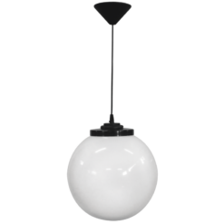 Φωτιστικό  Κρεμαστό  LP-100K Φ25 1L  Μαύρο  Heronia – 11-0086
