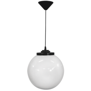 Φωτιστικό  Κρεμαστό  LP-100K Φ25 1L  Μαύρο  Heronia – 11-0086