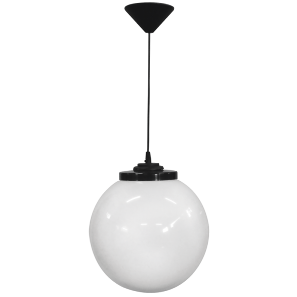 Φωτιστικό  Κρεμαστό  LP-100K Φ25 1L  Μαύρο  Heronia – 11-0086