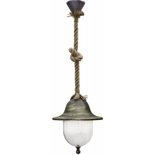 Φωτιστικό  Κρεμαστό  LP-800K Σχοινί 1L UT-Μπρονζέ  Heronia – 31-0057