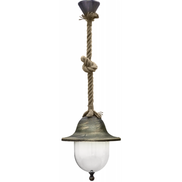 Φωτιστικό  Κρεμαστό  LP-800K Σχοινί 1L UT-Μπρονζέ  Heronia – 31-0057