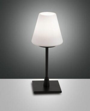 Επιτραπέζιο Φωτιστικό   Fabas Luce Lucy G9   Μαύρο Με Dimmer Αφής    – 3568-30-101