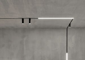 Μαγνητική Ράγα Οροφής/Κρεμαστή 48V Μαύρη Ματ 1Μ  ACA – MS1MB