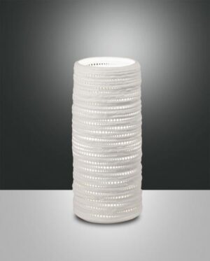 Επιτραπέζιο Φωτιστικό   Fabas Luce Marbella E27 Λευκό Με Διακόπτη    – 3527-30-102