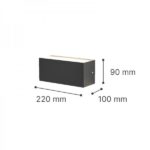 it-Lighting Martin LED 12W 3CCT Outdoor Up-Down Wall Lamp White D:22cmx9cm (80200720)