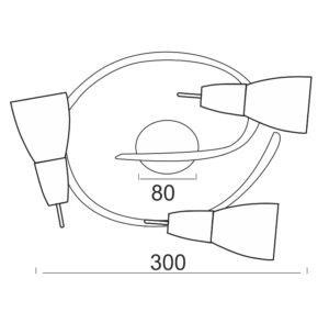 Φωτιστικό Σποτ Ροζέτα Μπρονζέ με Λευκό Γυαλί 1xE14 ACA DECOR – MC542GAB3E