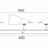 ΣΠΟΤ 3xE14 ΜΠΑΡΑ ΓΥΑΛΙ ΝΙΚΕΛ ΜΑΤ KAMET ACA DECOR – MC542NM3