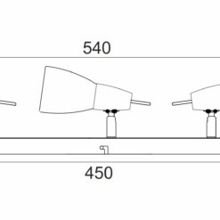 ΣΠΟΤ 3xE14 ΜΠΑΡΑ ΓΥΑΛΙ ΝΙΚΕΛ ΜΑΤ KAMET ACA DECOR – MC542NM3