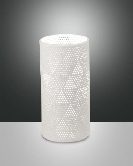 Επιτραπέζιο Φωτιστικό   Fabas Luce Micol E27 Λευκό Με Διακόπτη    – 3528-30-102