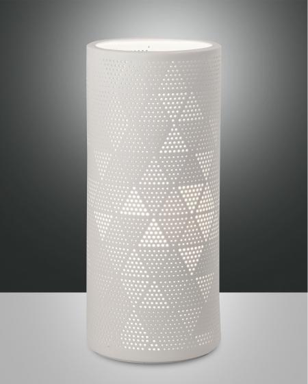 Επιτραπέζιο Φωτιστικό   Fabas Luce Micol E27 Λευκό Με Διακόπτη    – 3528-35-102