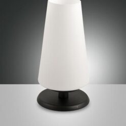 Επιτραπέζιο Φωτιστικό   Fabas Luce Milady G9 Μαύρο Με Dimmer Αφής    – 3576-30-101