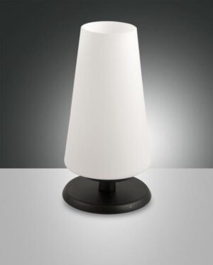 Επιτραπέζιο Φωτιστικό   Fabas Luce Milady G9 Μαύρο Με Dimmer Αφής    – 3576-30-101