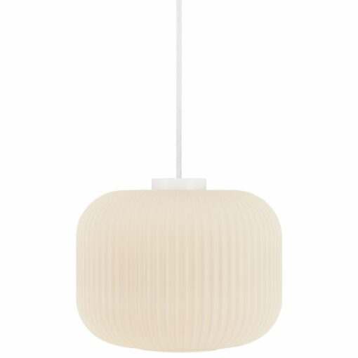 Nordlux Milford 30 Κρεμαστό Οπάλ Λευκό E27  Γυάλινο/Μεταλλικό –  46583001