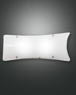 Φωτιστικό Τοίχου  Fabas Luce Milton 2X E27 Λευκό     – 3113-26-102