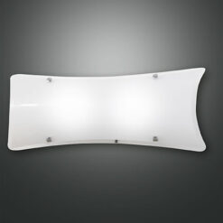 Φωτιστικό Τοίχου  Fabas Luce Milton 2X E27 Λευκό     – 3113-26-102