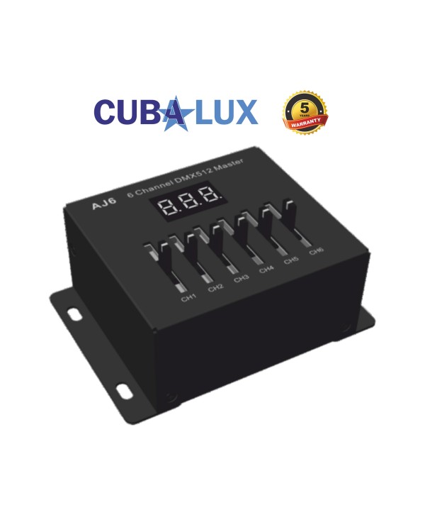 Mini Κονσόλα DMX512 6 Καναλιών  CUBALUX CL13-1064