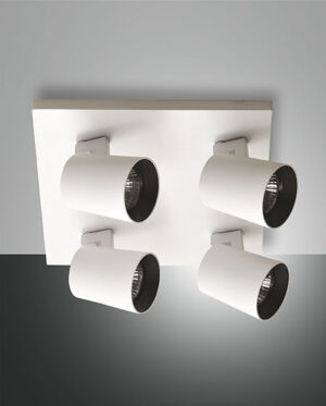 Σποτ  Fabas Luce Modo 4X GU10 Λευκό     – 3451-84-102
