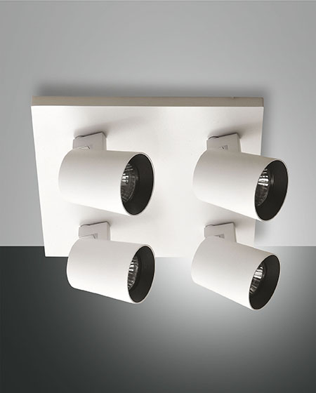 Σποτ  Fabas Luce Modo 4X GU10 Λευκό     – 3451-84-102