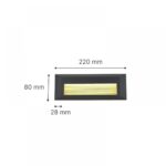 it-Lighting Mono LED 3W 3CCT Outdoor Wall Lamp White D:22cmx2.8cm (80201720)