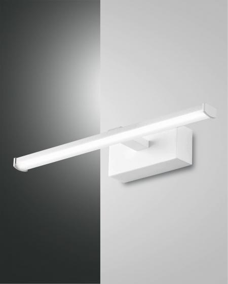 Φωτιστικό Τοίχου  Fabas Luce Nala LED 6W  Λευκό  IP44 700lm Θερμό 3000K – 3361-21-102