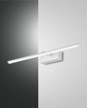 Φωτιστικό Τοίχου  Fabas Luce Nala LED 10W  Λευκό  IP44 1200lm Θερμό 3000K – 3361-26-102