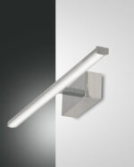 Φωτιστικό Τοίχου  Fabas Luce Nala LED 10W  Χρώμιο  IP44 1200lm Θερμό 3000K – 3361-26-138