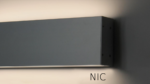 Γραμμικό Επιτοίχιο Φωτιστικό Up-Down NIC ACA