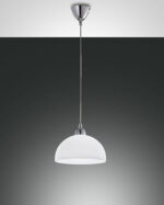 Κρεμαστό Φωτιστικό   Fabas Luce Nice E27 Λευκό     – 2908-44-102