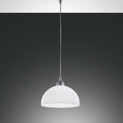 Κρεμαστό Φωτιστικό   Fabas Luce Nice E27 Λευκό     – 2908-44-102
