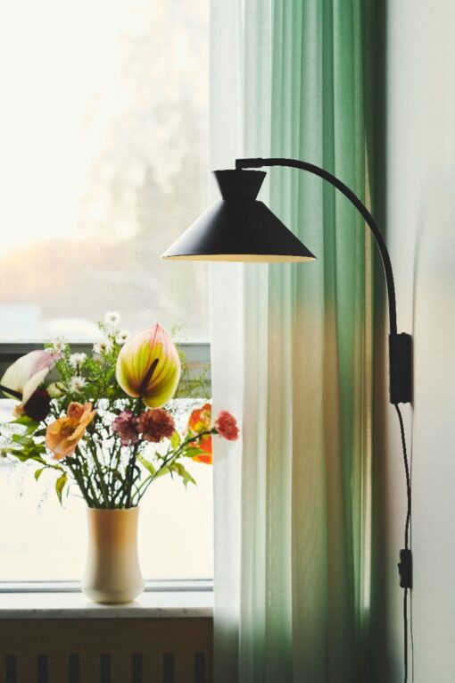 Nordlux Dial Φωτιστικό Τοίχου Μαύρο E27  Μεταλλικό –  2213371003