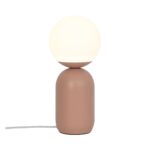 Nordlux Notti Φωτιστικό Γραφείου Terracotta E14  Γυάλινο/Μεταλλικό –  2011035059