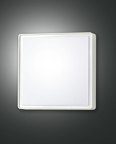 Φωτιστικό Οροφής  Fabas Luce Oban E27 Λευκό  IP65   – 3225-61-102