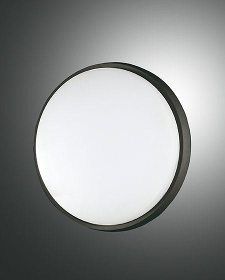 Φωτιστικό Οροφής  Fabas Luce Olly LED 23W  Μαύρο  IP54 2670lm Θερμό 3000K – 3315-61-101