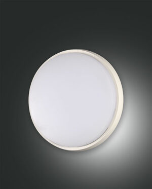 Φωτιστικό Οροφής  Fabas Luce Olly LED 23W  Λευκό  IP54 2670lm Θερμό 3000K – 3315-61-102