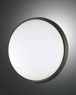 Φωτιστικό Οροφής  Fabas Luce Olly LED 30W  Μαύρο  IP54 3210lm Θερμό 3000K – 3315-65-101