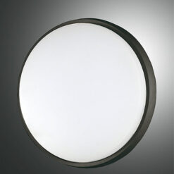 Φωτιστικό Οροφής  Fabas Luce Olly LED 30W  Μαύρο  IP54 3210lm Θερμό 3000K – 3315-65-101