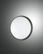 Φωτιστικό Οροφής  Fabas Luce Olly LED 10W  Μαύρο  IP54 1030lm Θερμό 3000K – 3315-69-101