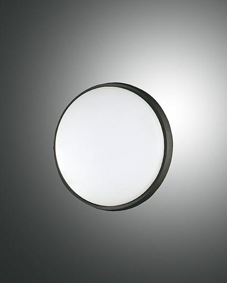 Φωτιστικό Οροφής  Fabas Luce Olly LED 10W  Μαύρο  IP54 1030lm Θερμό 3000K – 3315-69-101